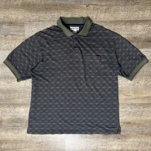 Vintage Grand Slam Munsingwear Polo Shirt Men's XL Penguin Striped Golf Tennis